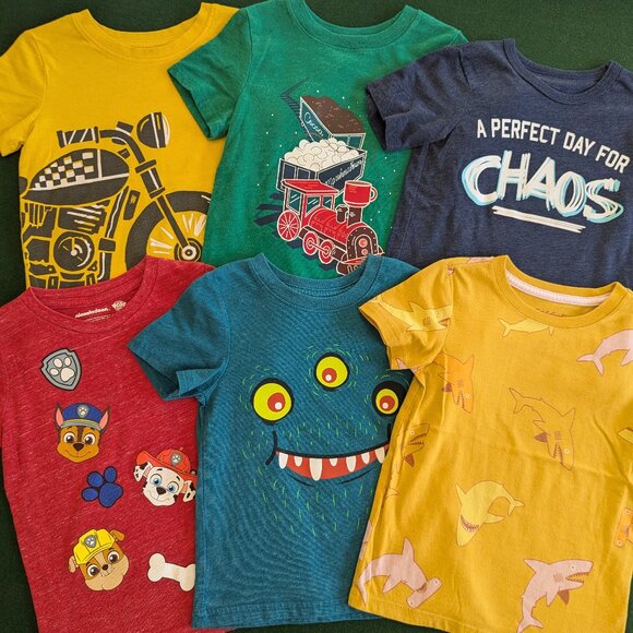 Bundle Boy's Short Sleeve T-shirts 3T 💙 - Picture 1 of 13